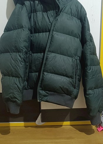 Gri Kadın Midi Kışlık Street Wear Mont
