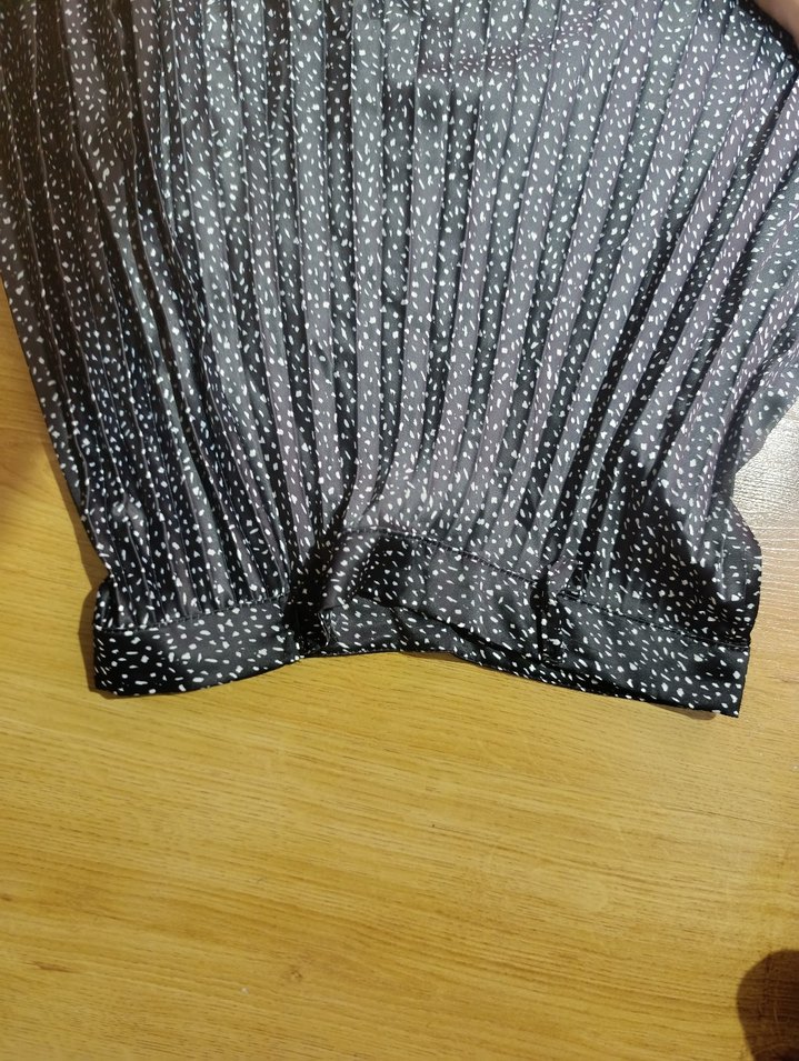 Pilili Siyah Hamile Uzun Etek - Görsel 4