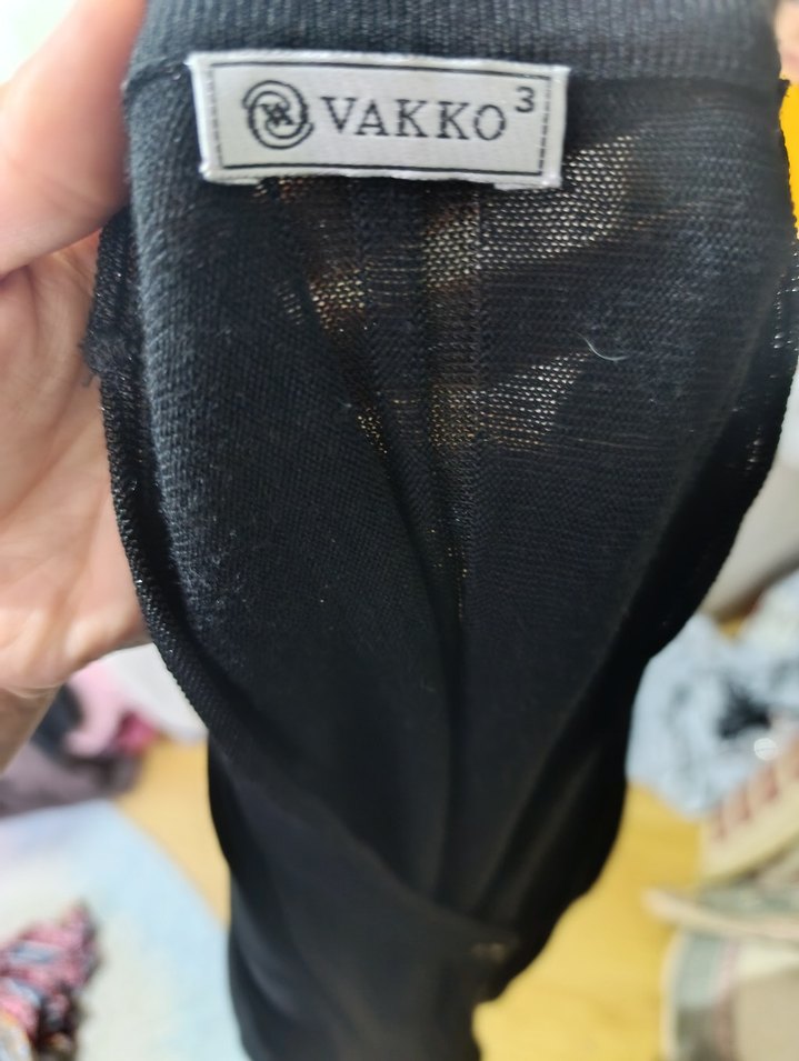 Siyah Kadın Triko Hırka, Uzun Kollu, Midi Boy - Görsel 3