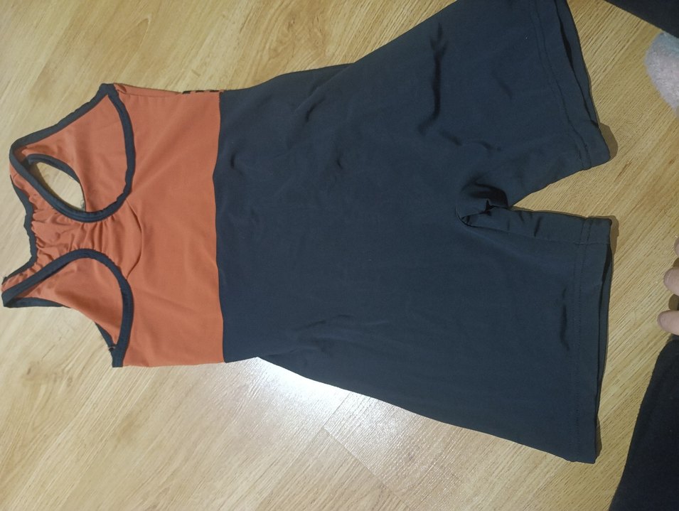 Turuncu Siyah Adidas Kemerli Spor Mayo - Görsel 3