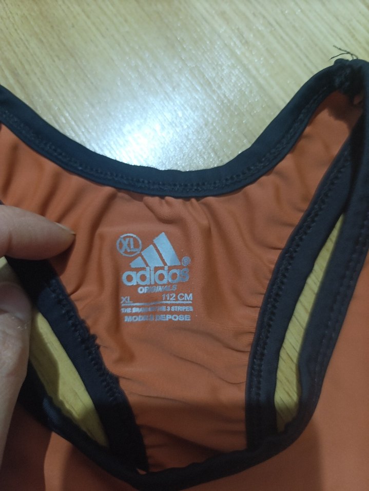 Turuncu Siyah Adidas Kemerli Spor Mayo - Görsel 2