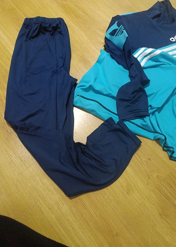 Uzun Kollu Mavi Erkek Spor Mayo - Görsel 3