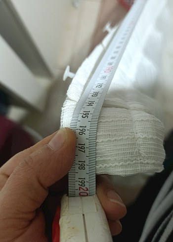 İşlemeli Beyaz Bohem Perde - Görsel 10