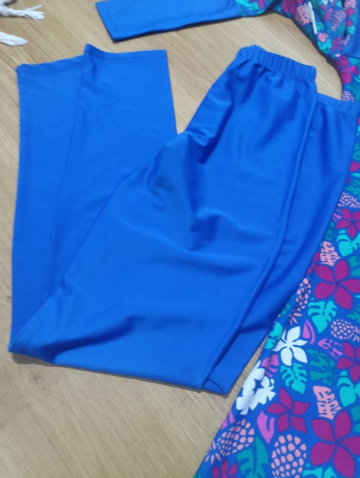 Uzun Kollu Renkli Baskılı Bohem Mayo - Görsel 2