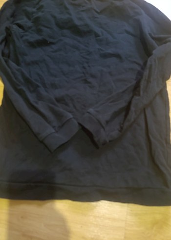 Kız Çocuk Siyah Uzun Kollu Baskılı Sweatshirt - Görsel 4