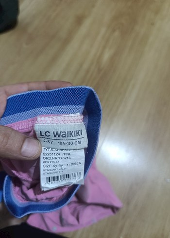 Kız Çocuk Pembe Baskılı Tayt Velcro Detaylı - Görsel 4