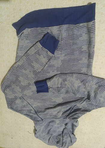 Gri Kapüşonlu Düğmeli Hamile Hırkası - Görsel 3