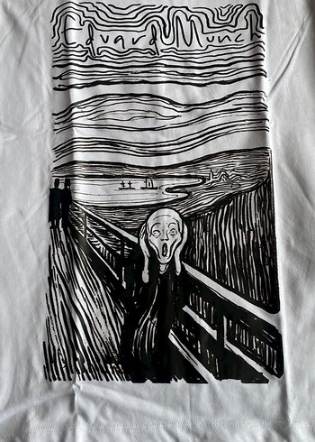 Çığlık tablosu tişört - Görsel 3