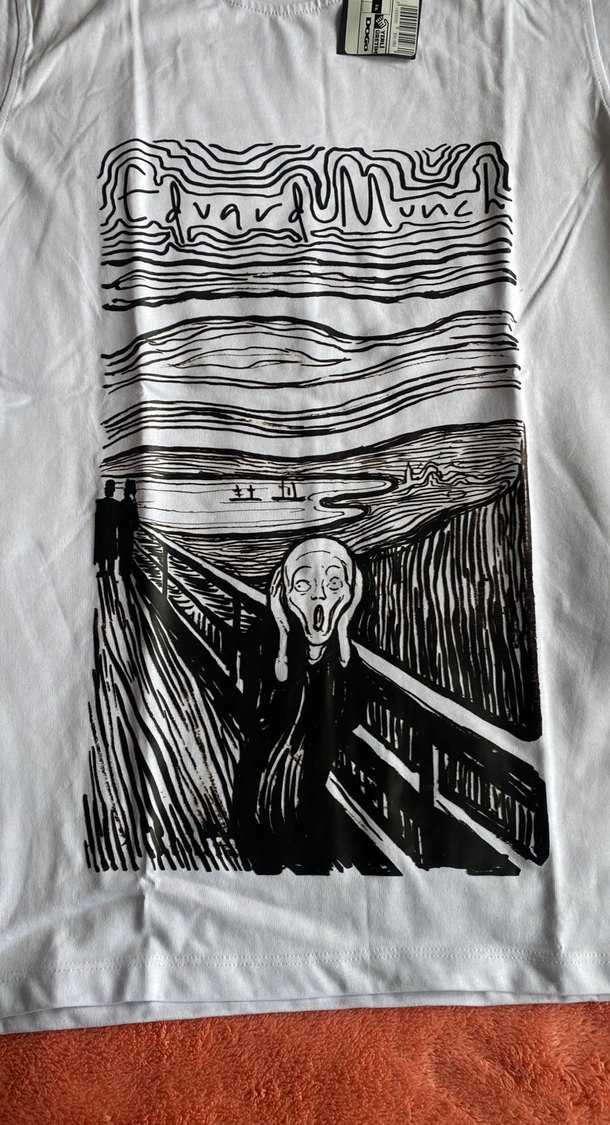 Çığlık tablosu tişört - Görsel 3