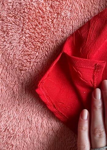 Kırmızı vintage gömlek - Görsel 5