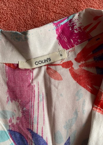 Renkli Bohem Kısa Kollu Gömlek - Görsel 2