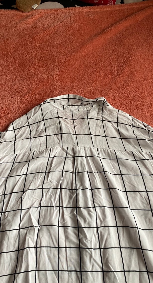 Kareli tensel gömlek - Görsel 4