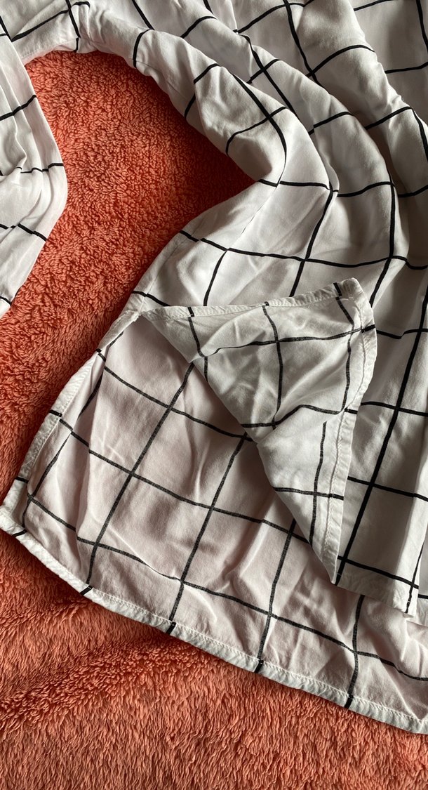 Kareli tensel gömlek - Görsel 3