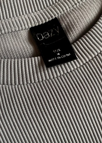 Gri Midi Kısa Kollu Drapeli Kadın Elbise - Görsel 2