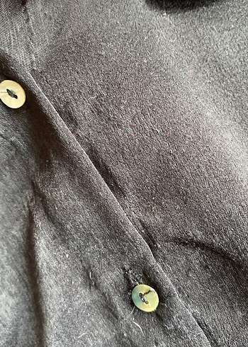 Siyah saten gömlek - Görsel 4