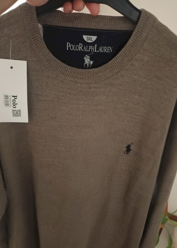 3xl Beden Bej Erkek Triko Kazak Uzun Kollu