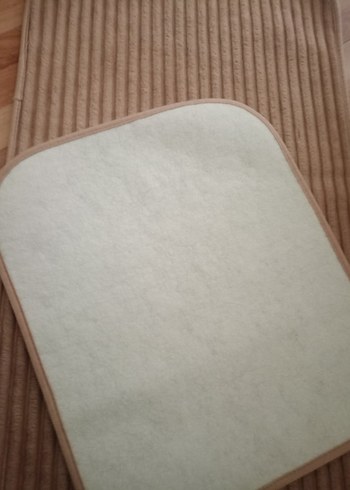 Beden kahverengi Renk Kahverengi Düz Banyo Paspası Seti