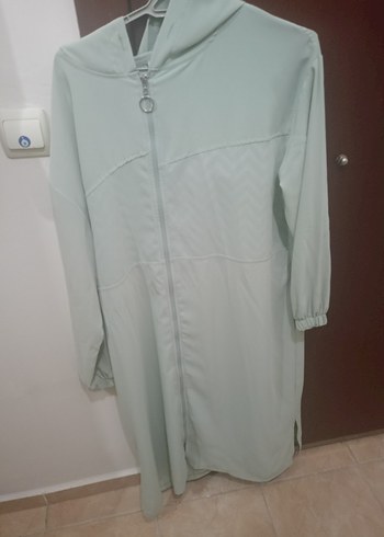 şeffaf sentetik kumaş dış giyim - Görsel 4