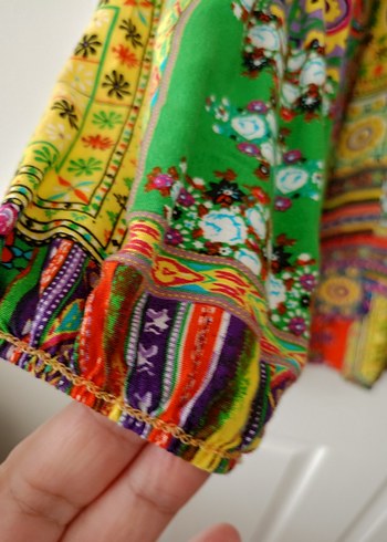 renkli tunik gömlek - Görsel 3