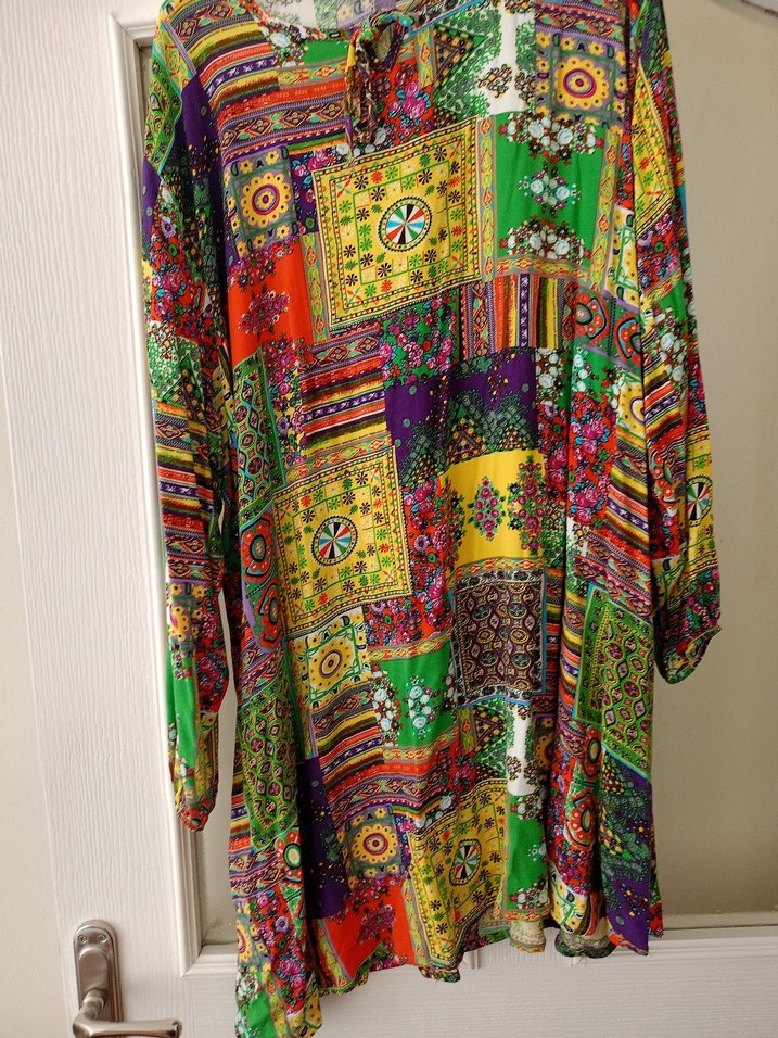 renkli tunik gömlek - Görsel 2