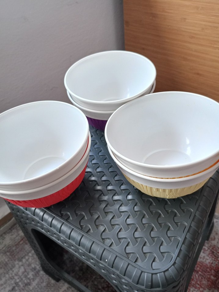 Beyaz Yuvarlak Tabak Seti - Görsel 2