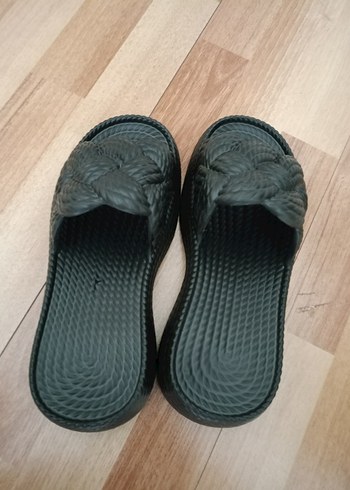 Kadın siyahl Platform hafıf Topuklu Terlik - Görsel 2