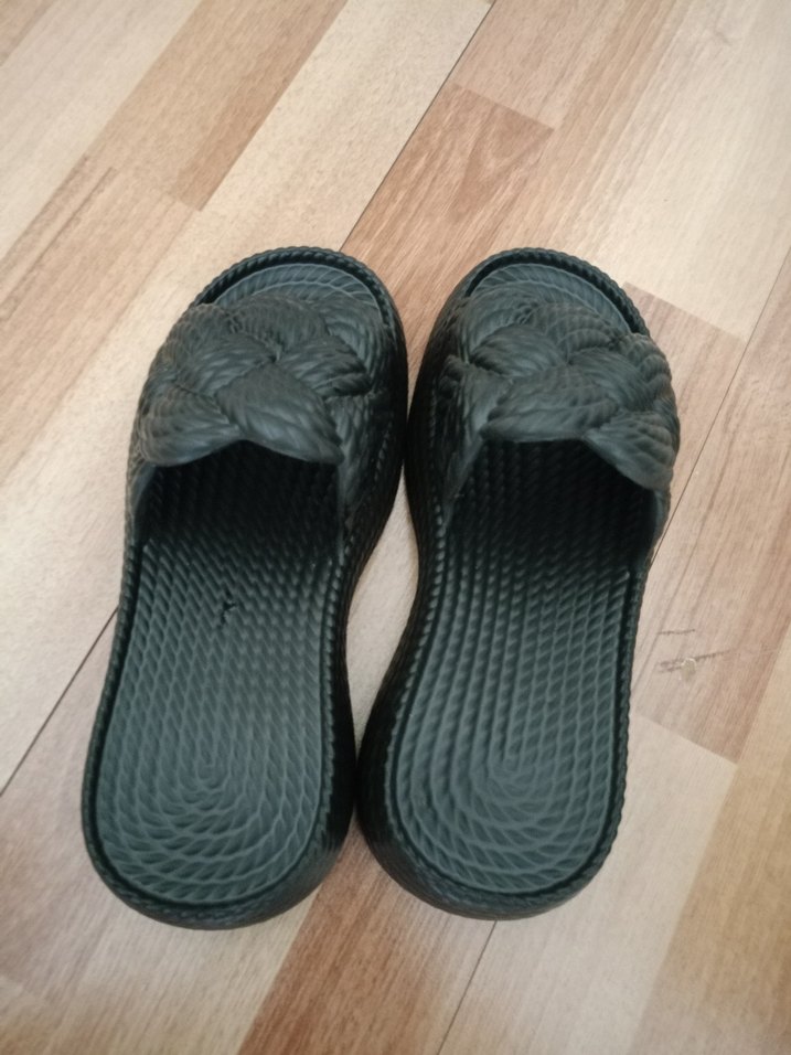 Kadın siyahl Platform hafıf Topuklu Terlik - Görsel 2