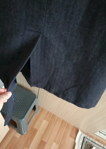 Uzun Lacivert Kaban - Görsel 5