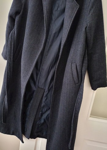 Uzun Lacivert Kaban - Görsel 3