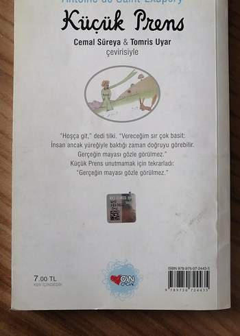Küçük Prens - Cemal Süreya ve Tomris Uyar Çevirisi - Görsel 2