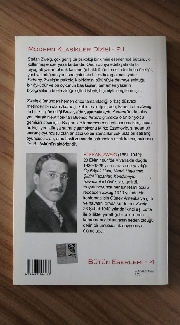 Satranç - Stefan Zweig - Görsel 2