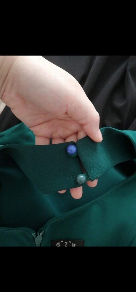 Drapeli ve İşlemeli Siyah Uzun Abiye Elbise - Görsel 5