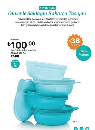 Tupperware Şeker kap