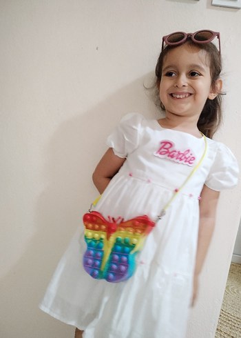 Diğer Renkli Pop It Kelebek Çanta