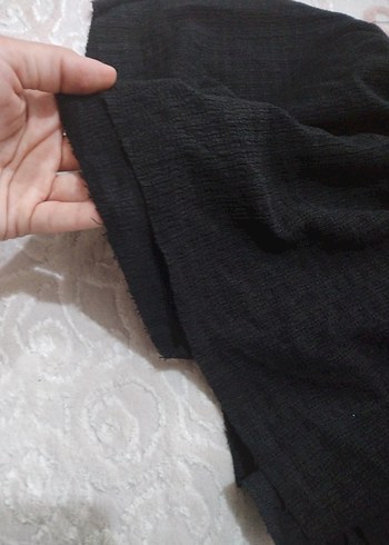 Diğer Siyah Kolsuz Rahat Hamile Midi Elbise