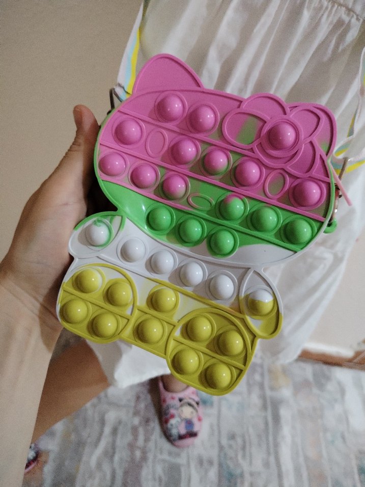 Ayıcık seklinde popit Çanta - Görsel 4