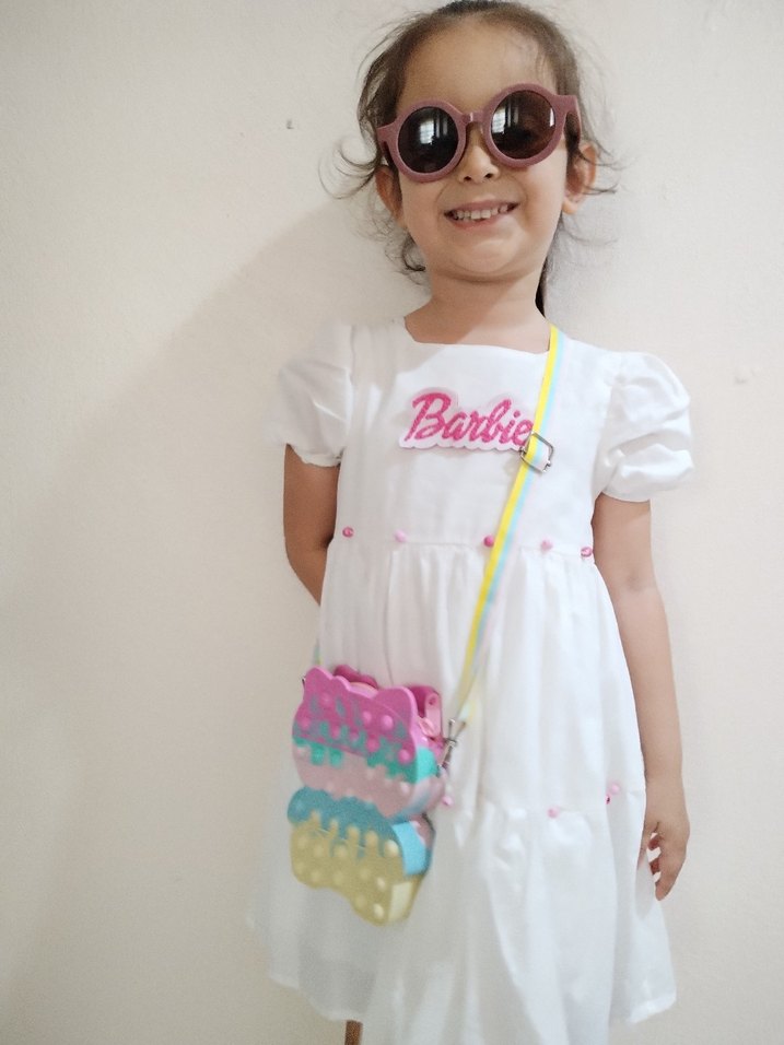 Pembe ayicik seklinde popit Çanta - Görsel 2