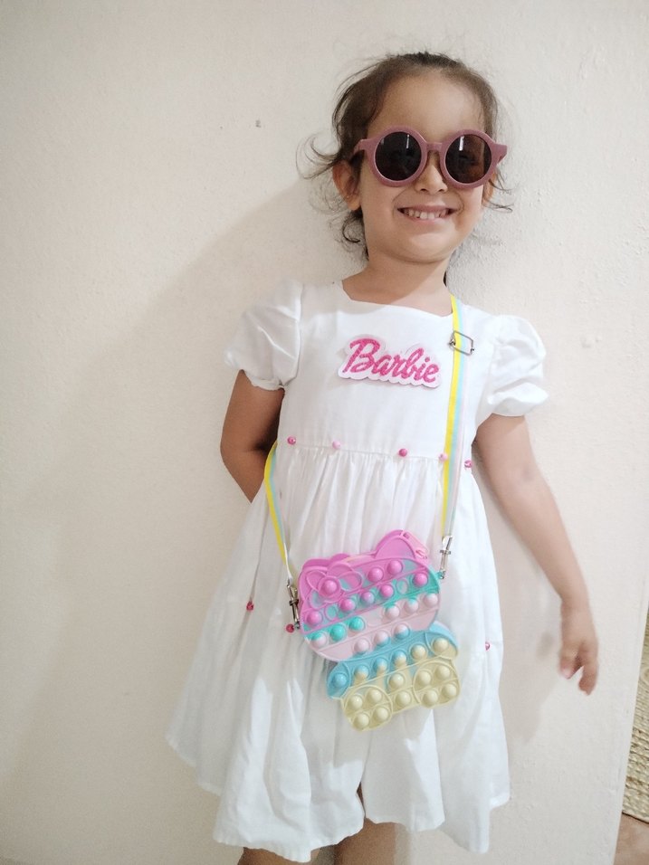 Pembe ayicik seklinde popit Çanta - Görsel 3