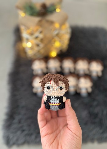 Amigurumi Harry Potter anahtarlık