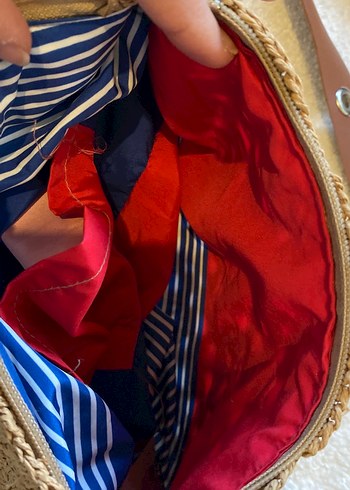 Dantel Detaylı Örgü Bohem Kadın Çanta - Görsel 2