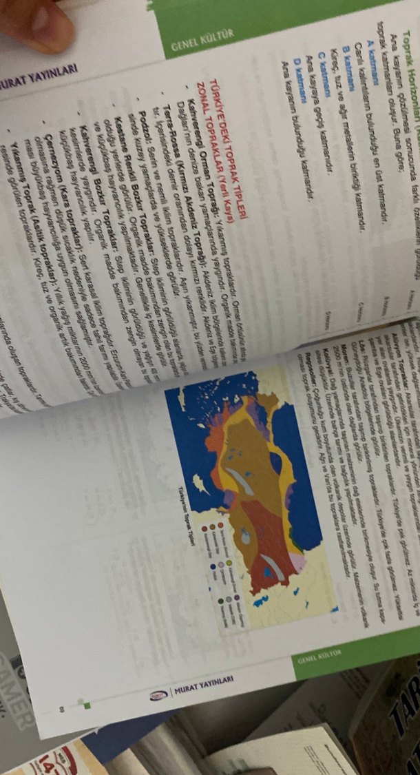 KPSS Ortaöğretim Önlisans Türkiye Coğrafyası Kitabı - Görsel 2