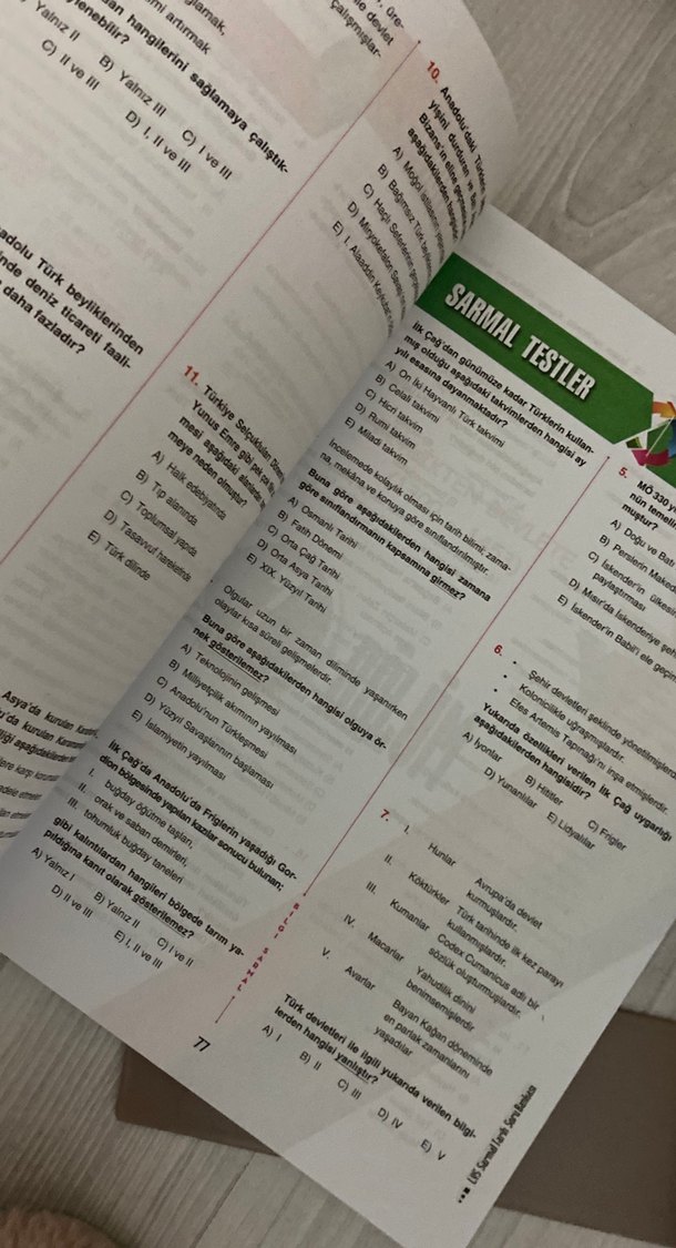 Sarmal LYS Tarih Soru Bankası - Görsel 2
