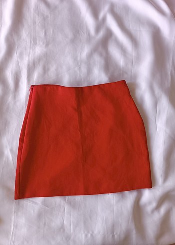 Kırmızı Mini Etek