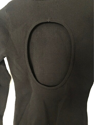 Bershka siyah çıtçıtlı üst - Görsel 5