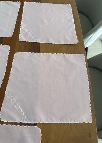 Beden pembe Renk 8 parça kumaş peçete