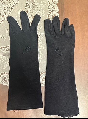 Diğer Siyah kumaş eldiven