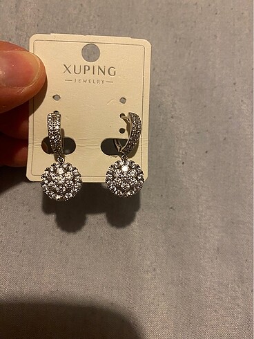 Çelik kararmaz Xuping taşlı küpe