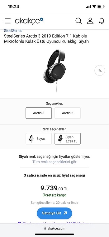 Steelseries arctis 3 kulaklık