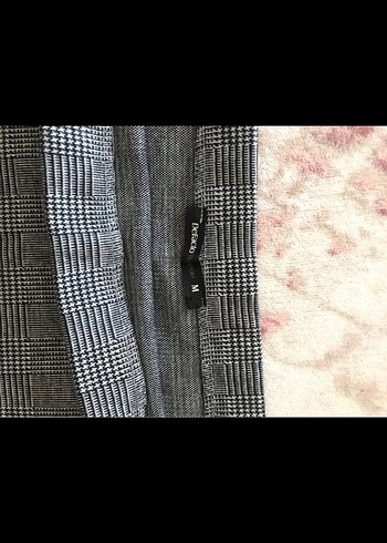 Gri Midi Hamile Pilili Etek - Görsel 2