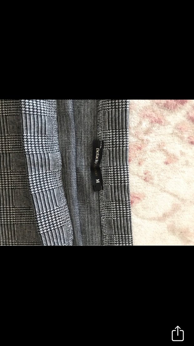 Gri Midi Hamile Pilili Etek - Görsel 2